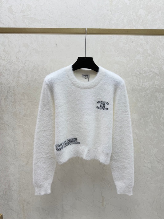 26SS NEW Soft round neck long sleeve sweater