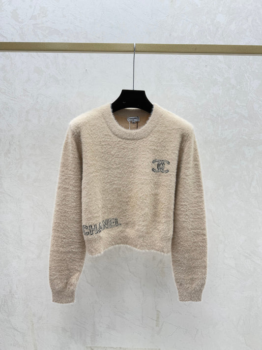 26SS NEW Soft round neck long sleeve sweater