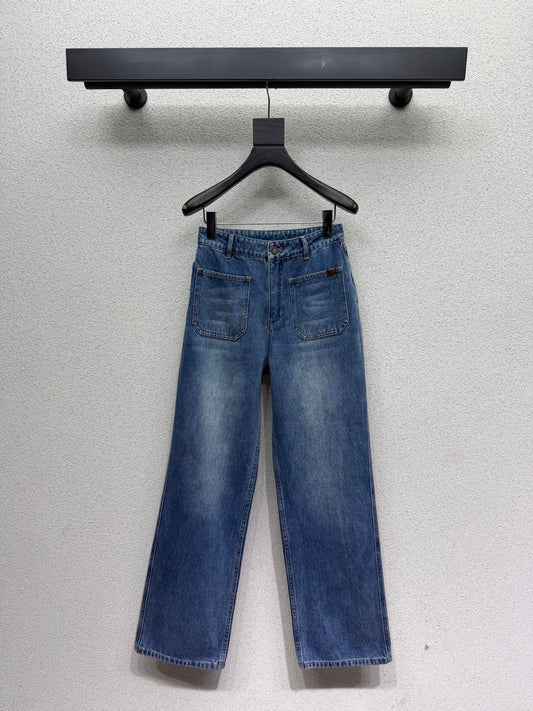 26SS NEW Front pocket denim trousers