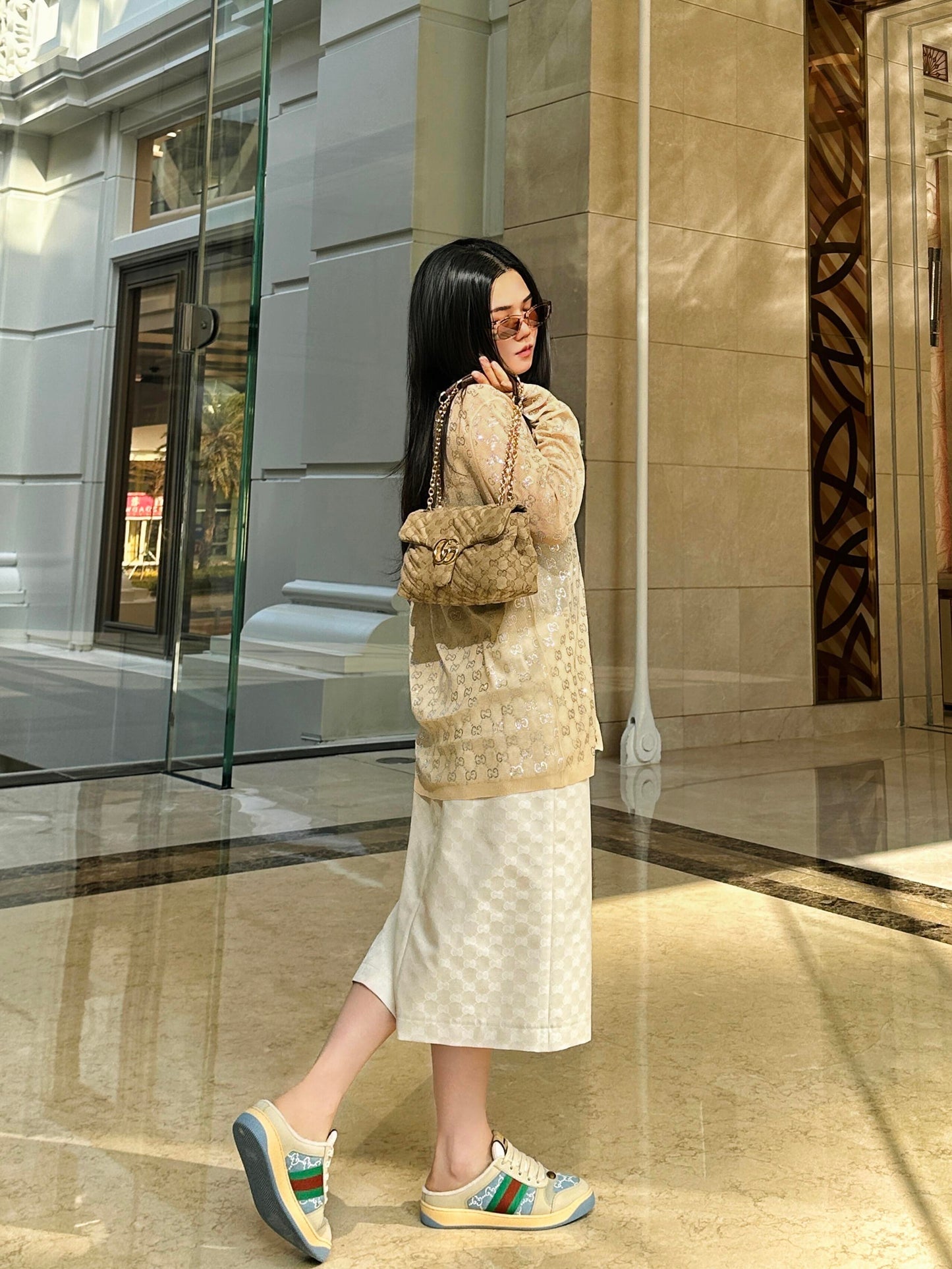 26SS NEW Hot rhinestone knitted V-neck cardigan