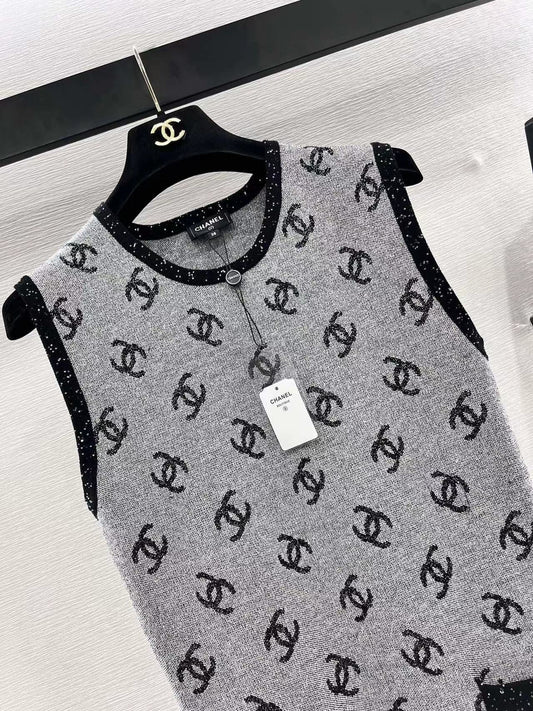 Vestido de punto sin mangas