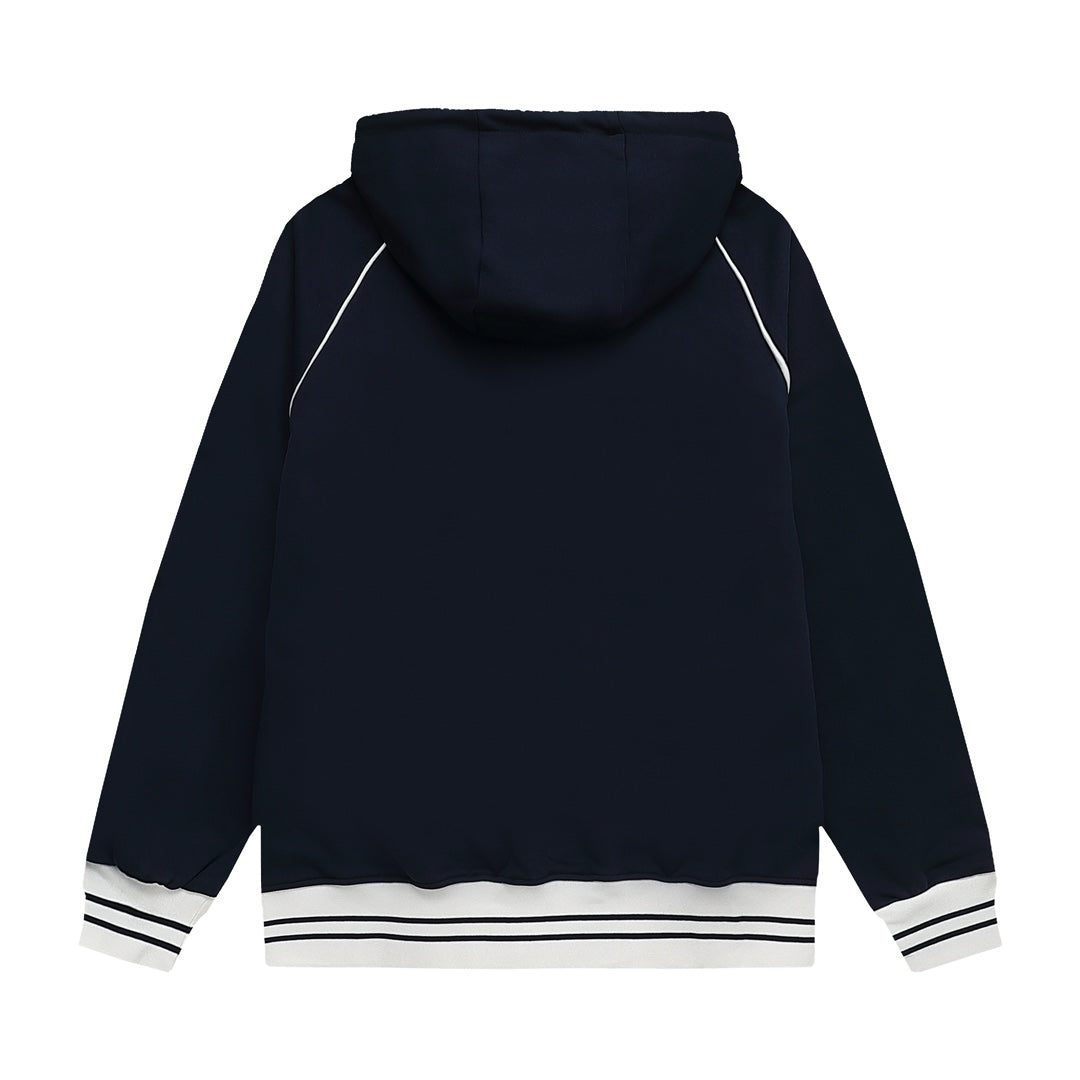 Neue bestickte Buchstabenlogo-Kapuzenjacke mit Reißverschluss im Partnerlook