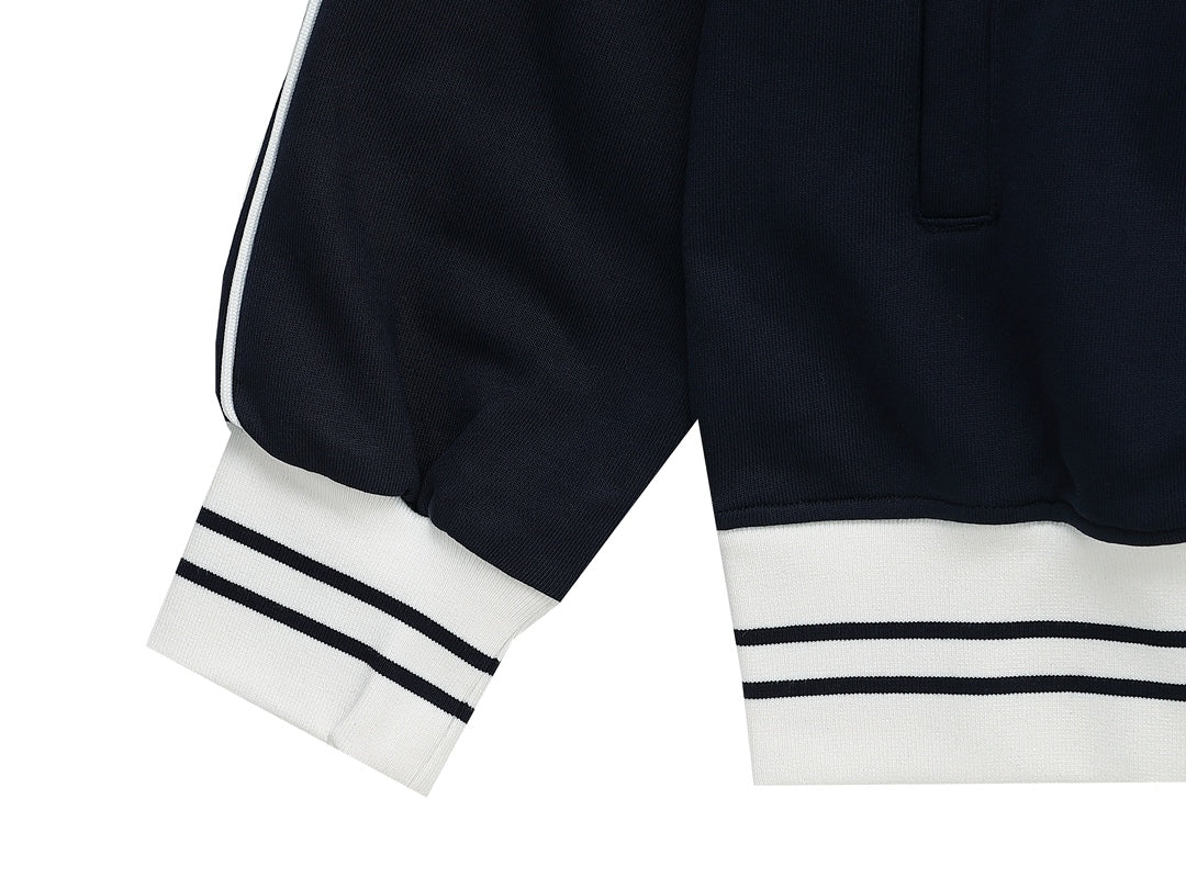 Neue bestickte Buchstabenlogo-Kapuzenjacke mit Reißverschluss im Partnerlook