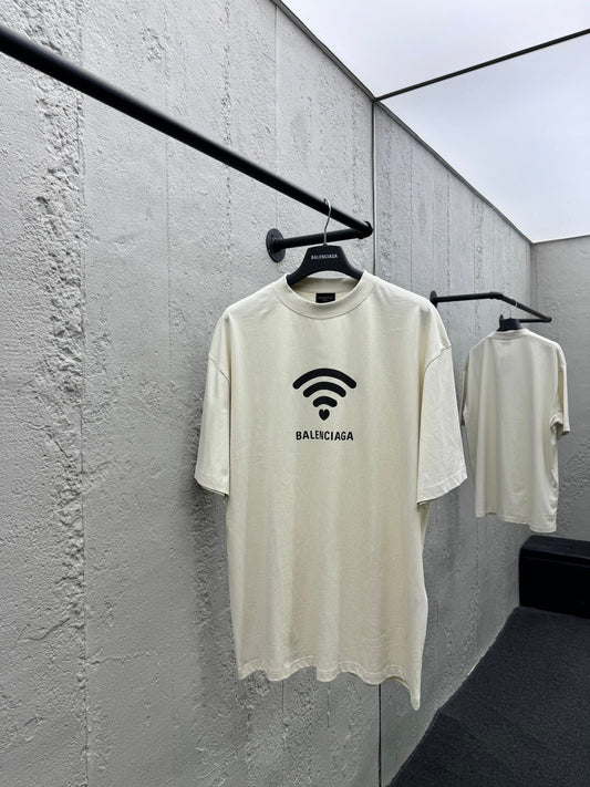 Camiseta de manga corta estampada inalámbrica 520WiFi