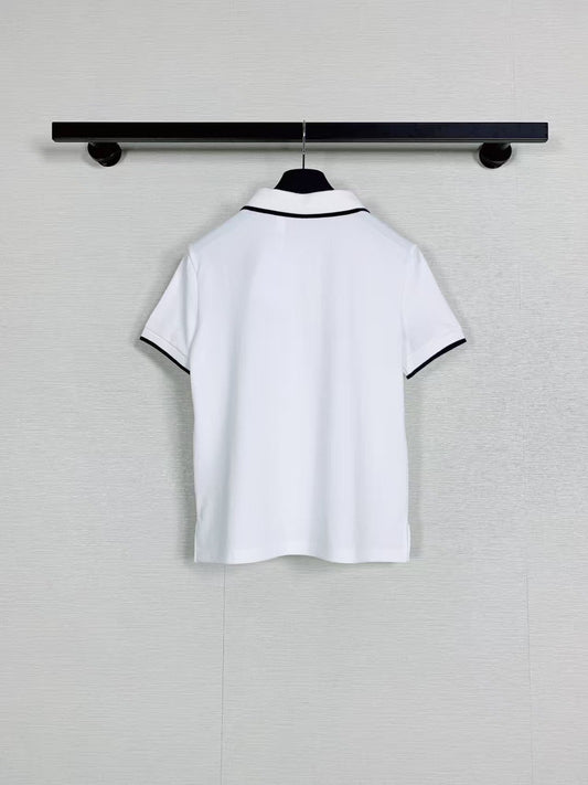 Neue kurzärmelige Schmetterlings-Reversbluse für Frühling und Sommer