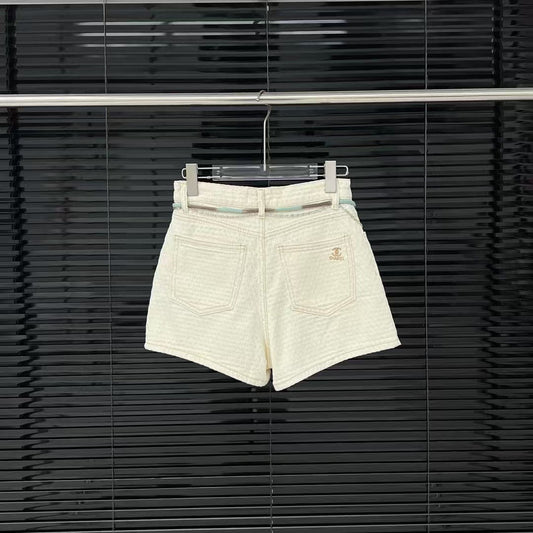 Shorts mit geflochtenem Seil-Jacquardmuster