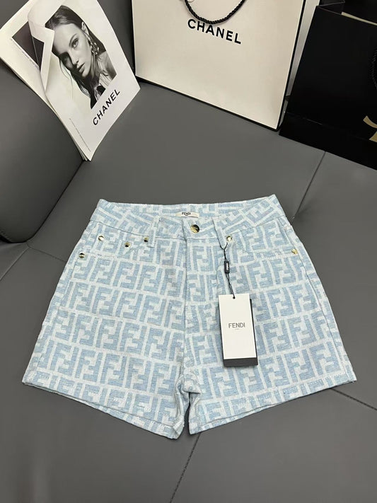 all over print jacquard shorts