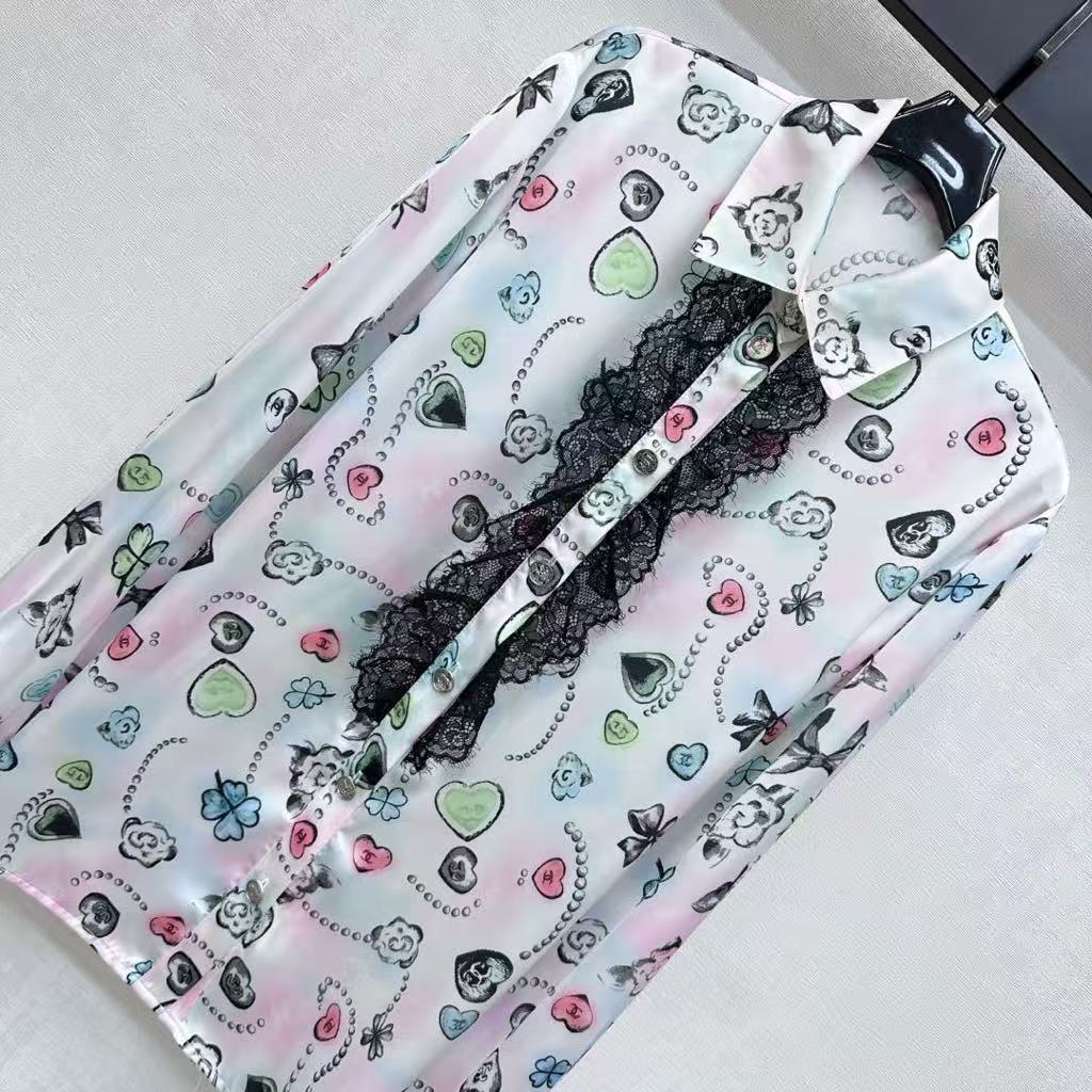 Lapel Printed Shirt