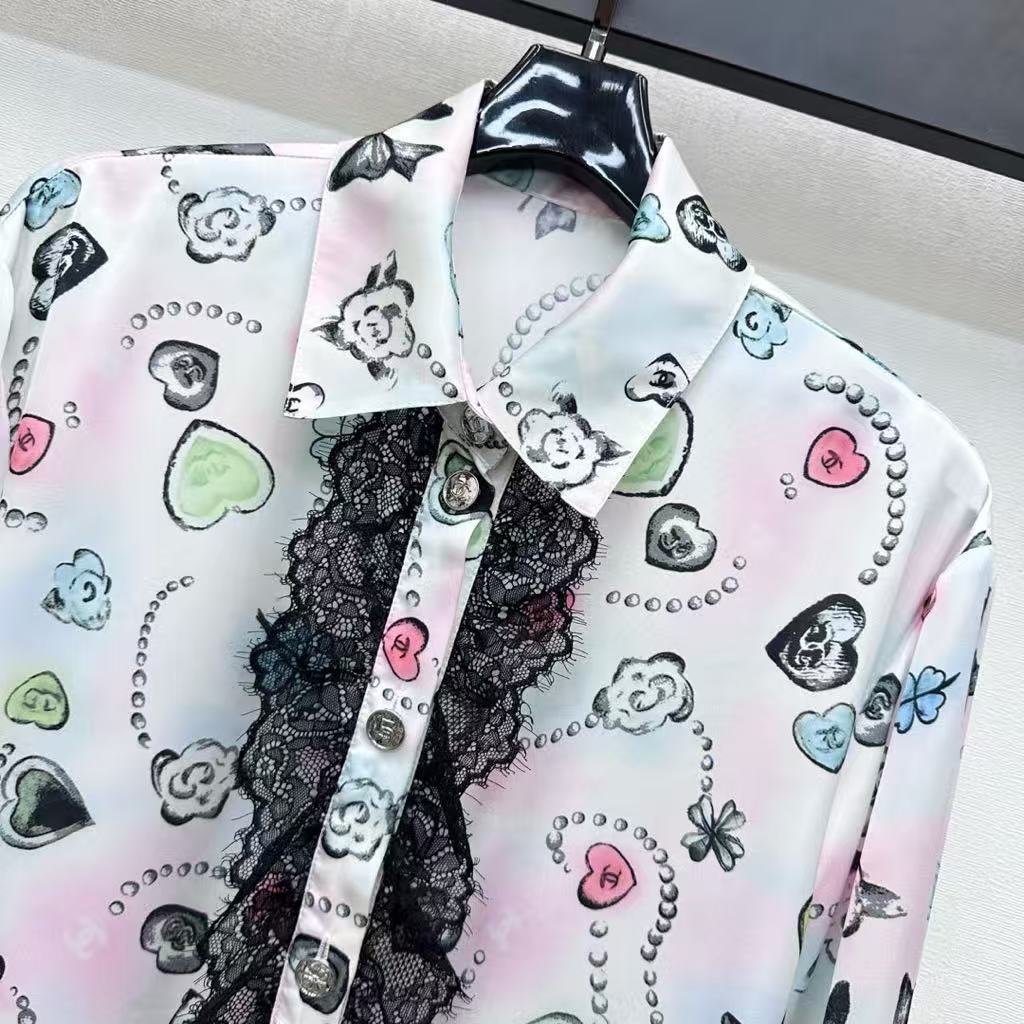 Lapel Printed Shirt