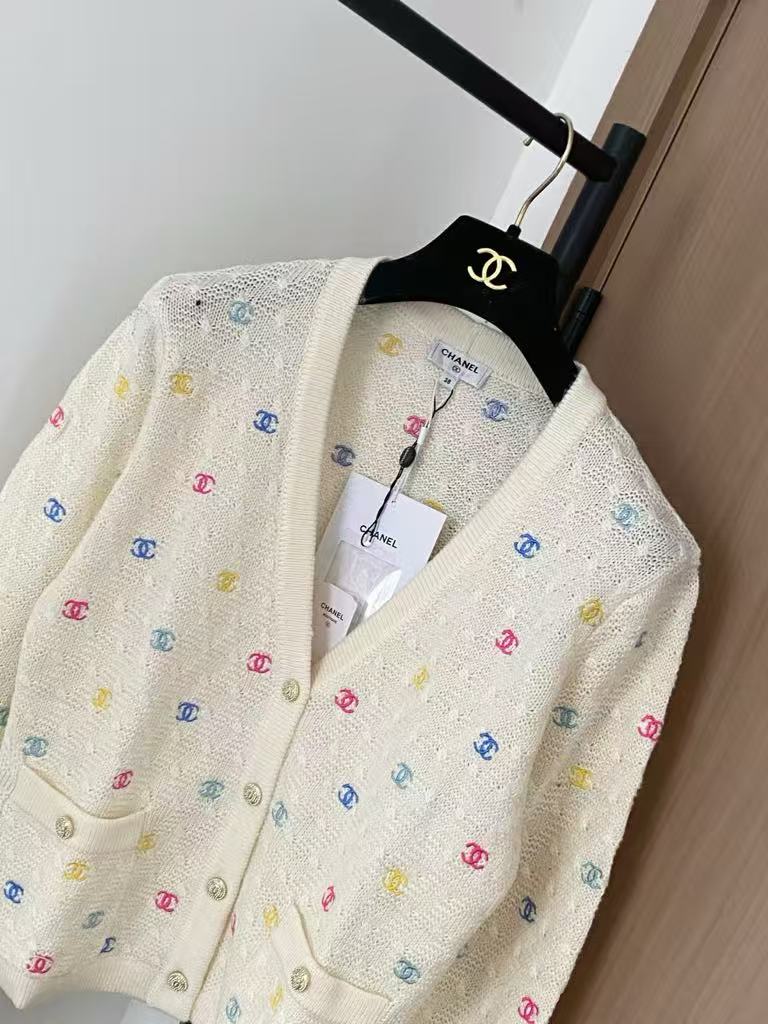New embroidered cardigan.