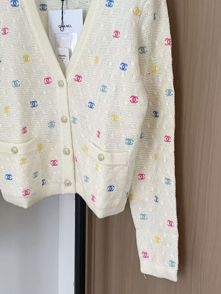 New embroidered cardigan.