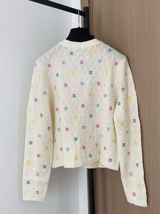 New embroidered cardigan.