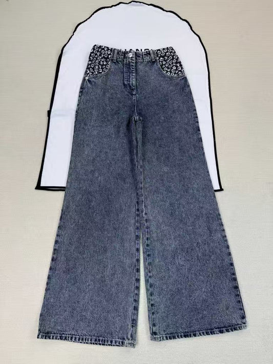 Cool Print Jeans