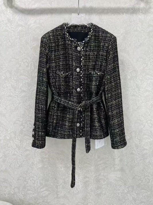 Heavy beaded jacket lining