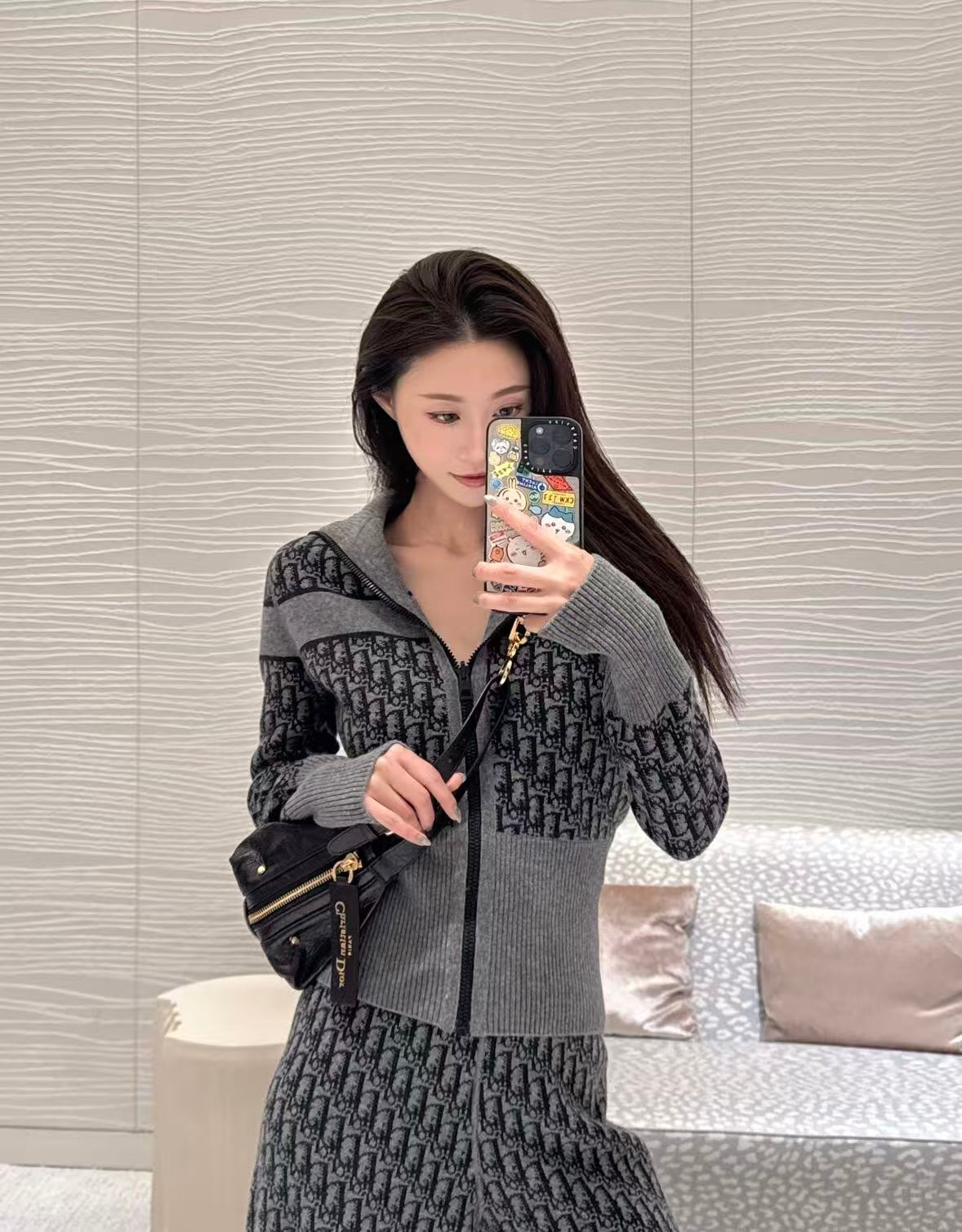 25FW NEW Reversible cashmere jacket