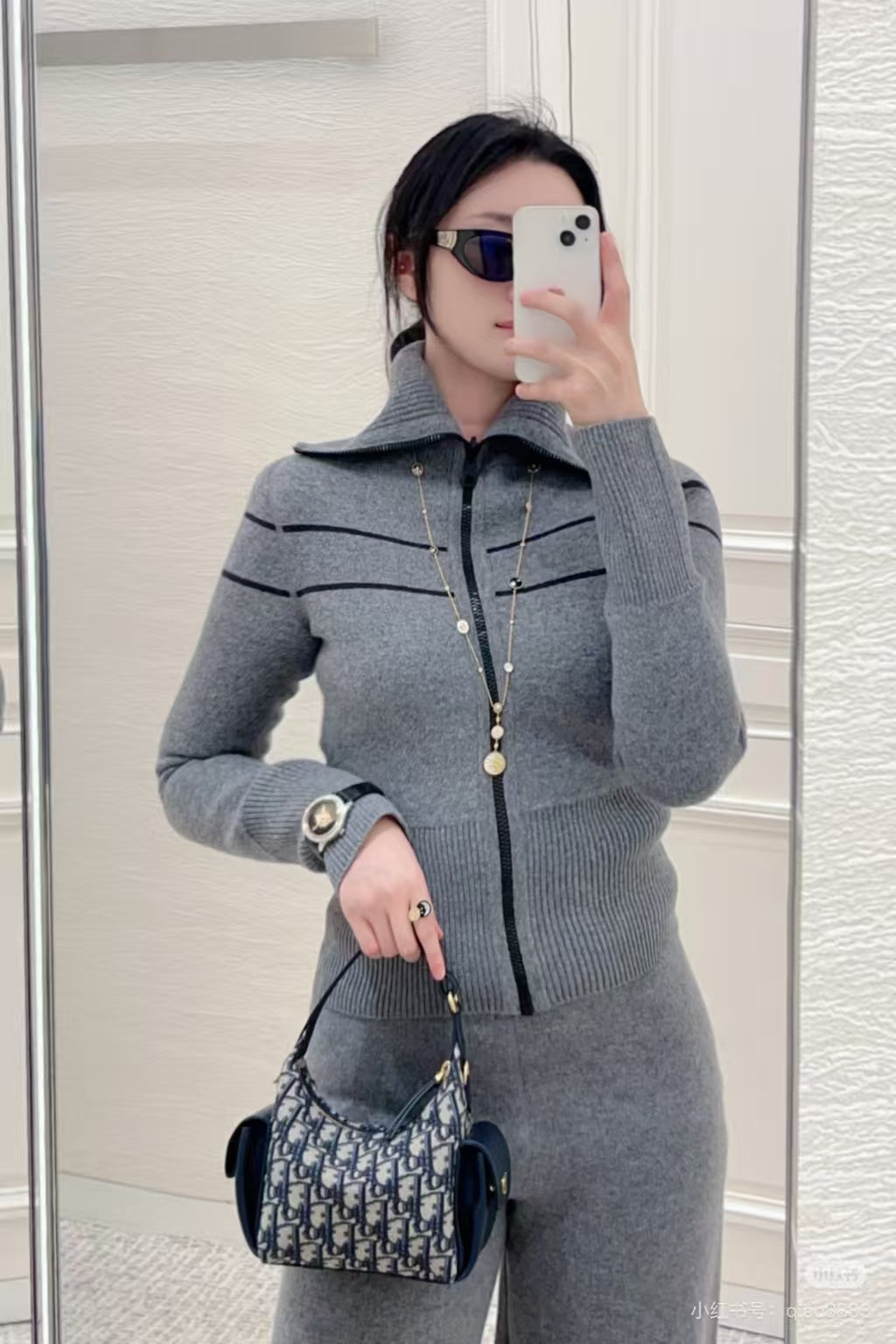 25FW NEW Reversible cashmere jacket