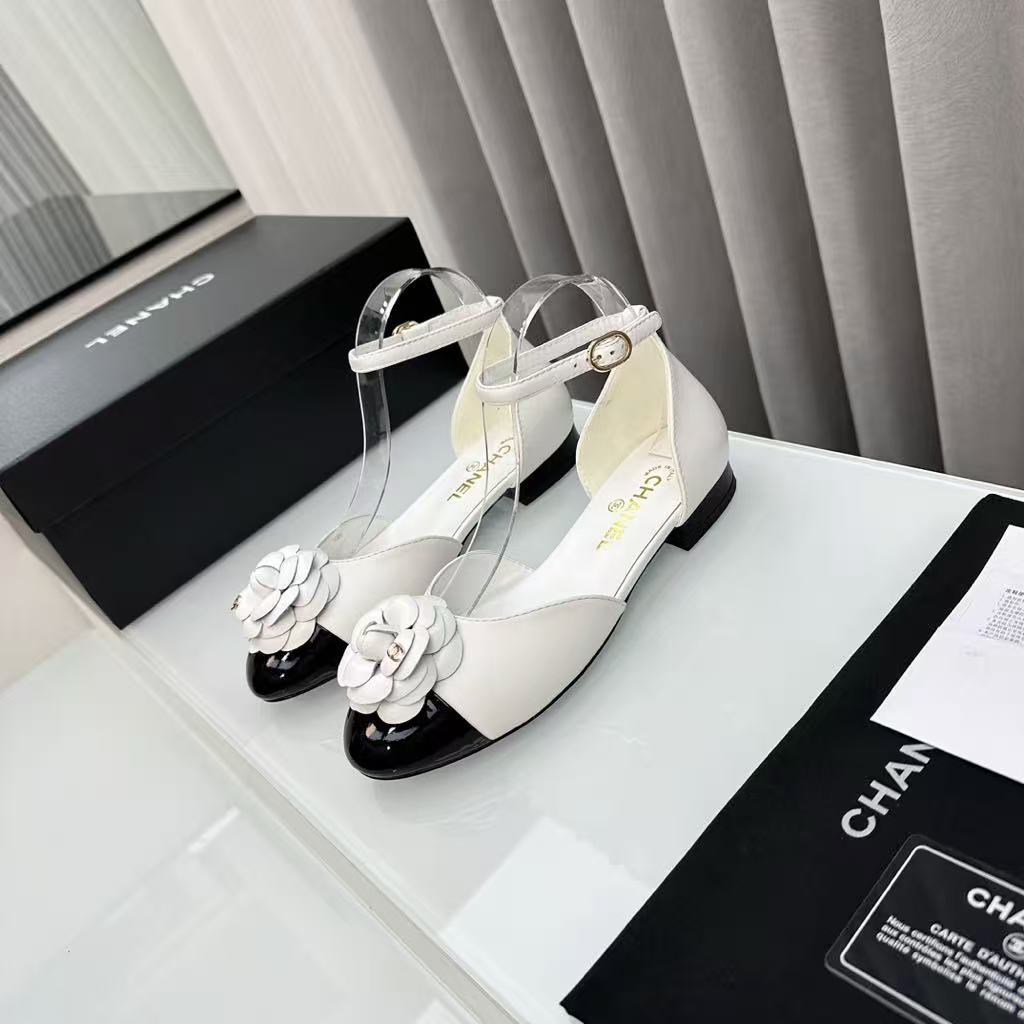 Camellia flat shoes.