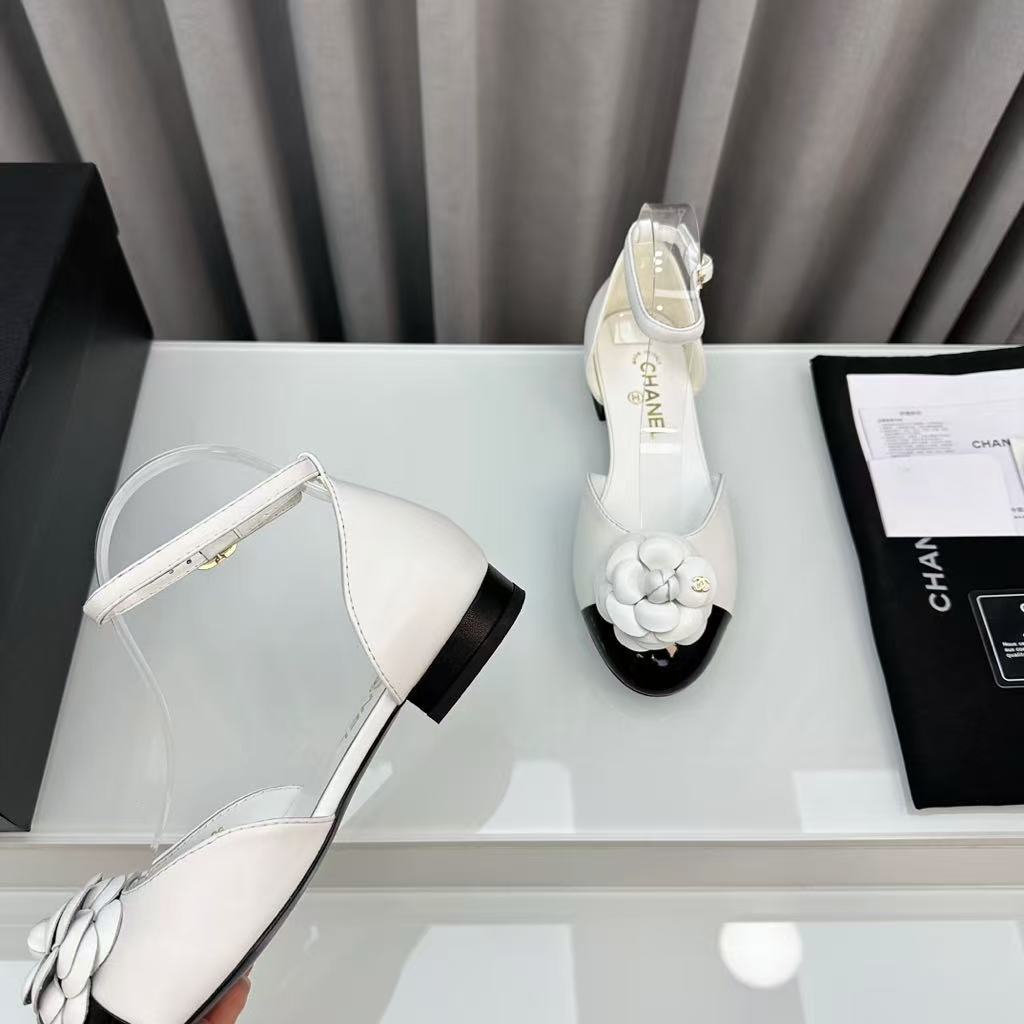 Camellia flat shoes.