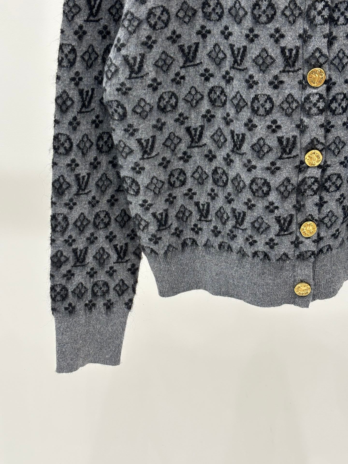 🔥HOT🔥Simple monogram mohair cardigan