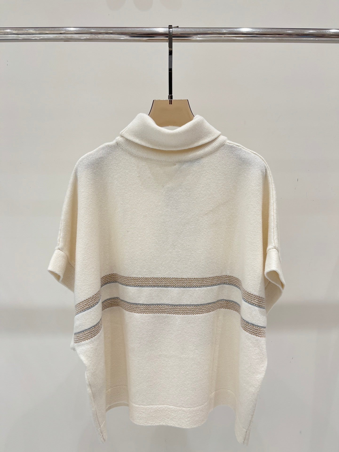 25 Early Autumn New High-Neck Five-Pointed Star Pattern Long-Sleeved Top