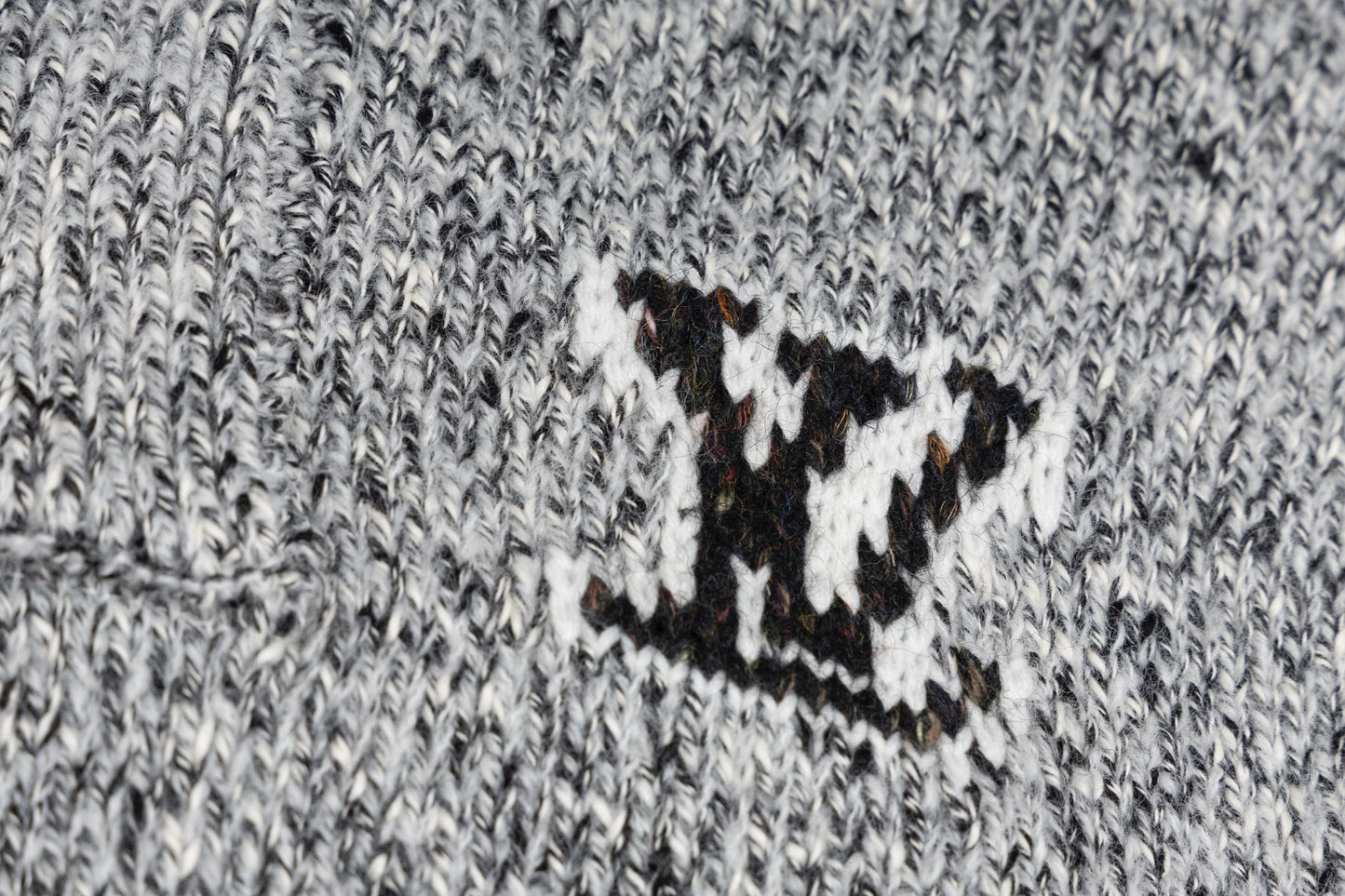 25FW gray fishing turtleneck zipper knitted cardigan