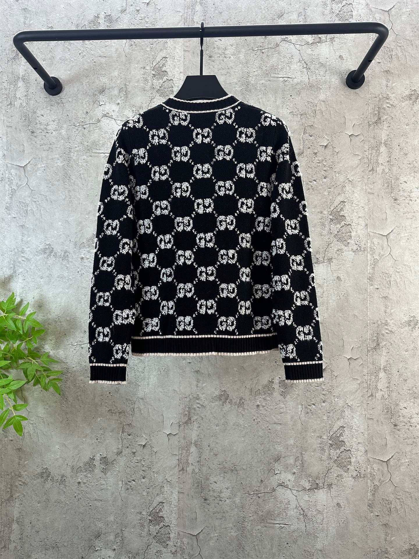 🔥HOT🔥25FW new logo jacquard cardigan