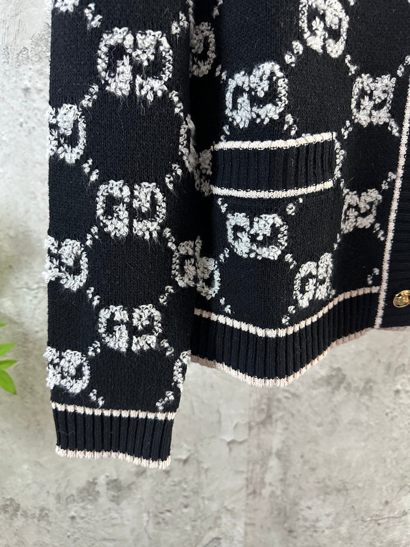 🔥HOT🔥25FW new logo jacquard cardigan