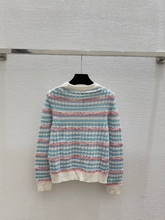 25FW Early Autumn New Colorful Crew Neck Sweater