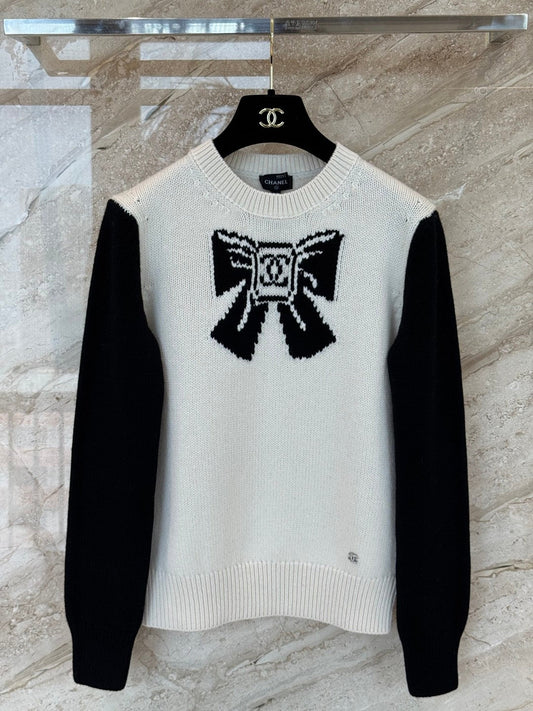 25FW New Bow Knit Sweater