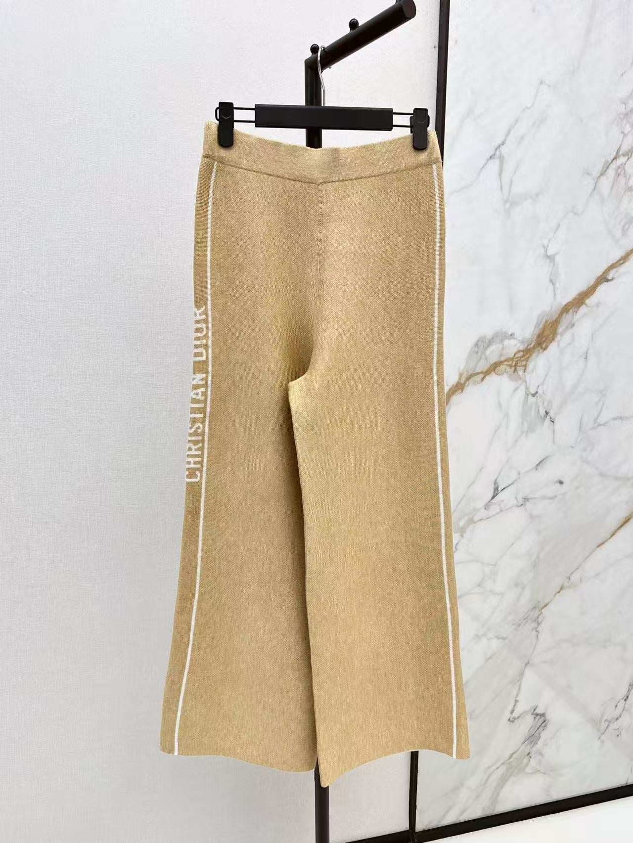 25FW NEW Double-faced cashmere pants