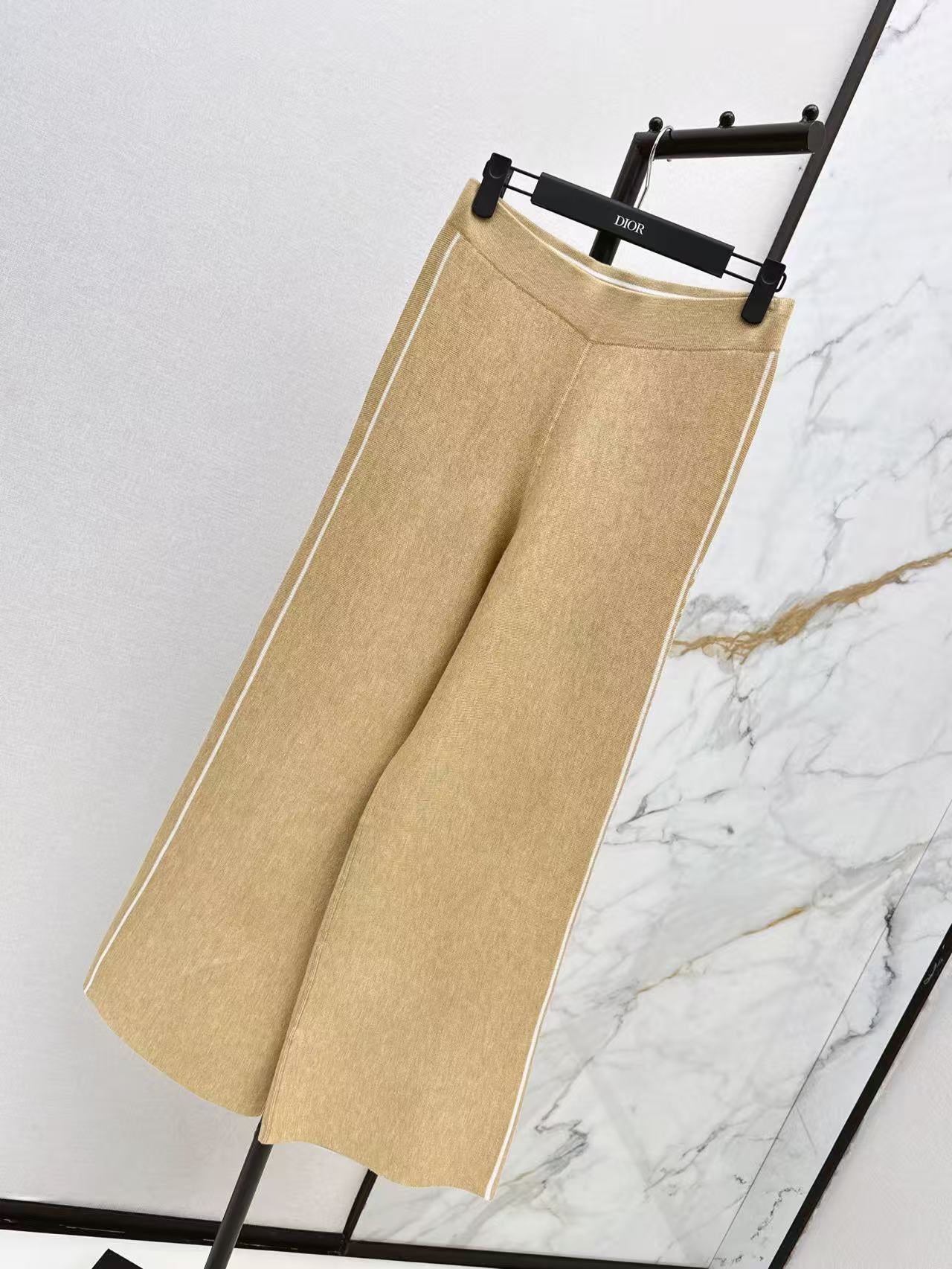 25FW NEW Double-faced cashmere pants