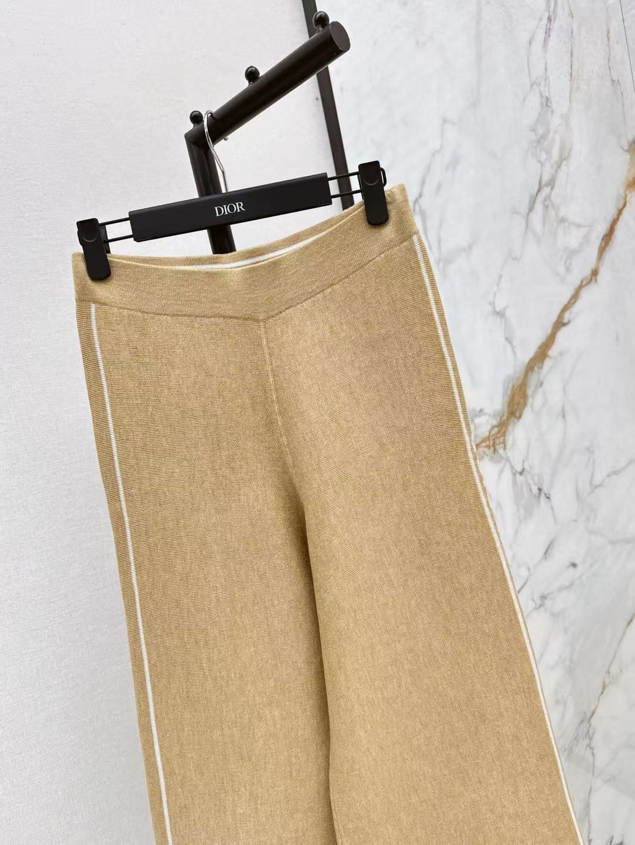 25FW NEW Double-faced cashmere pants