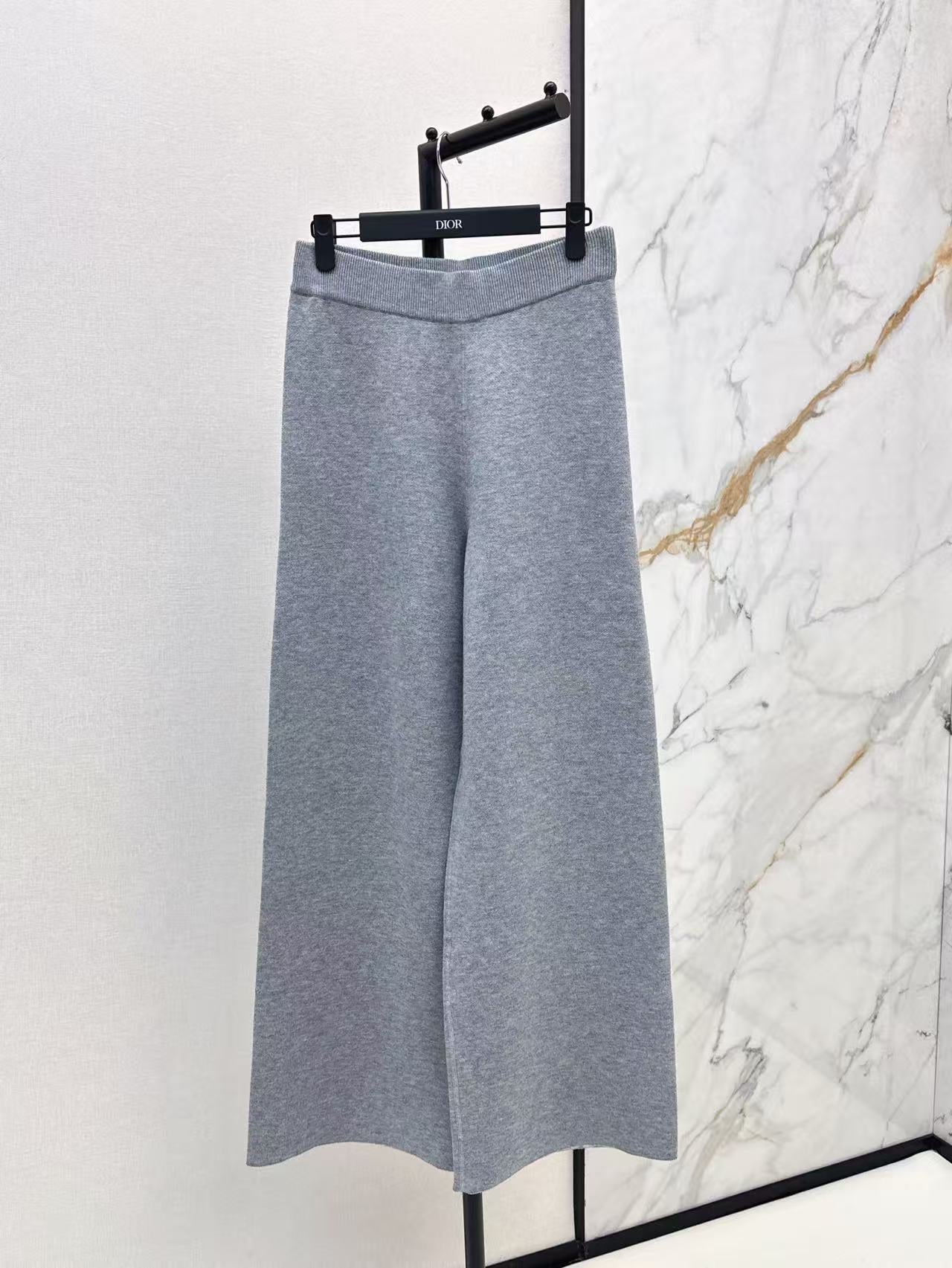 25FW NEW Double-faced cashmere pants