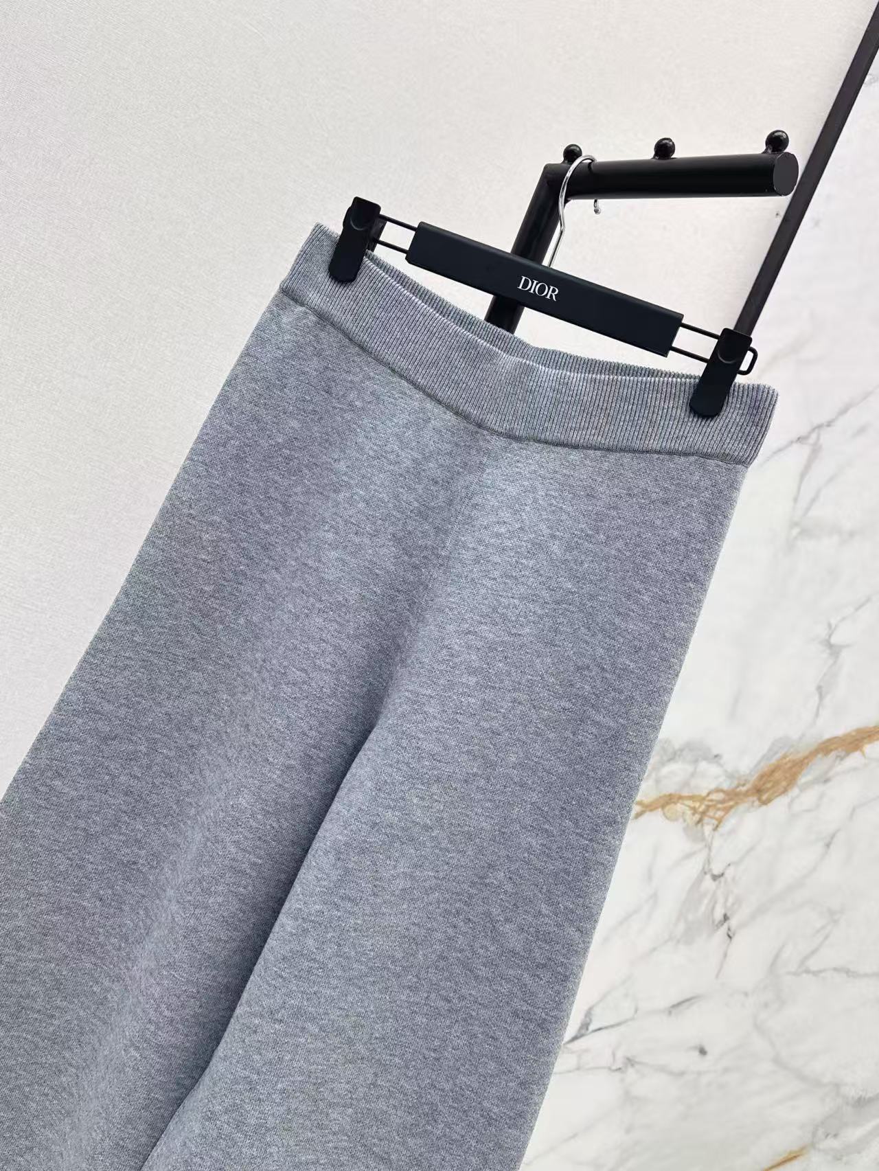 25FW NEW Double-faced cashmere pants