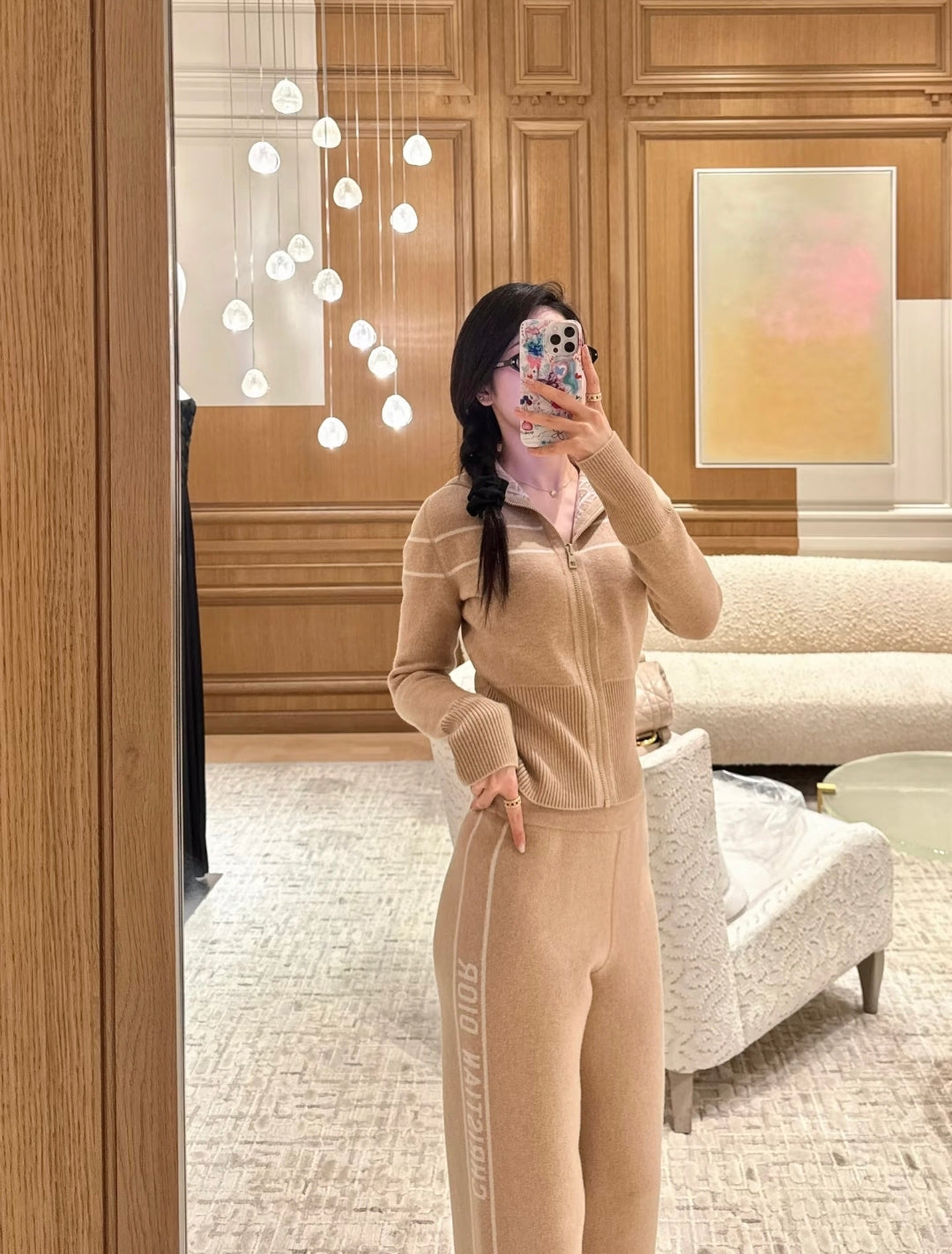 25FW NEW Reversible cashmere jacket