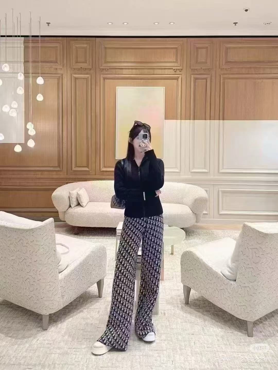 25FW NEW Double-faced cashmere pants