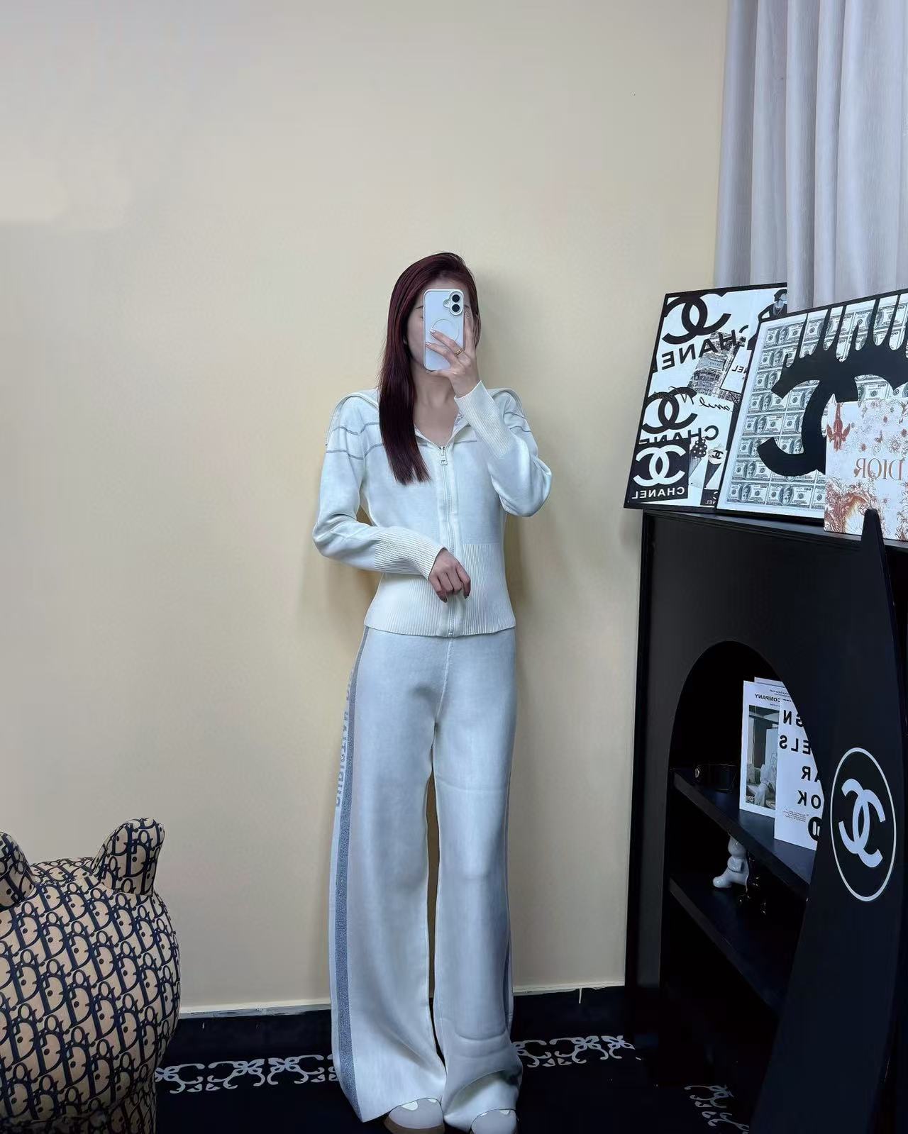 25FW NEW Double-faced cashmere pants