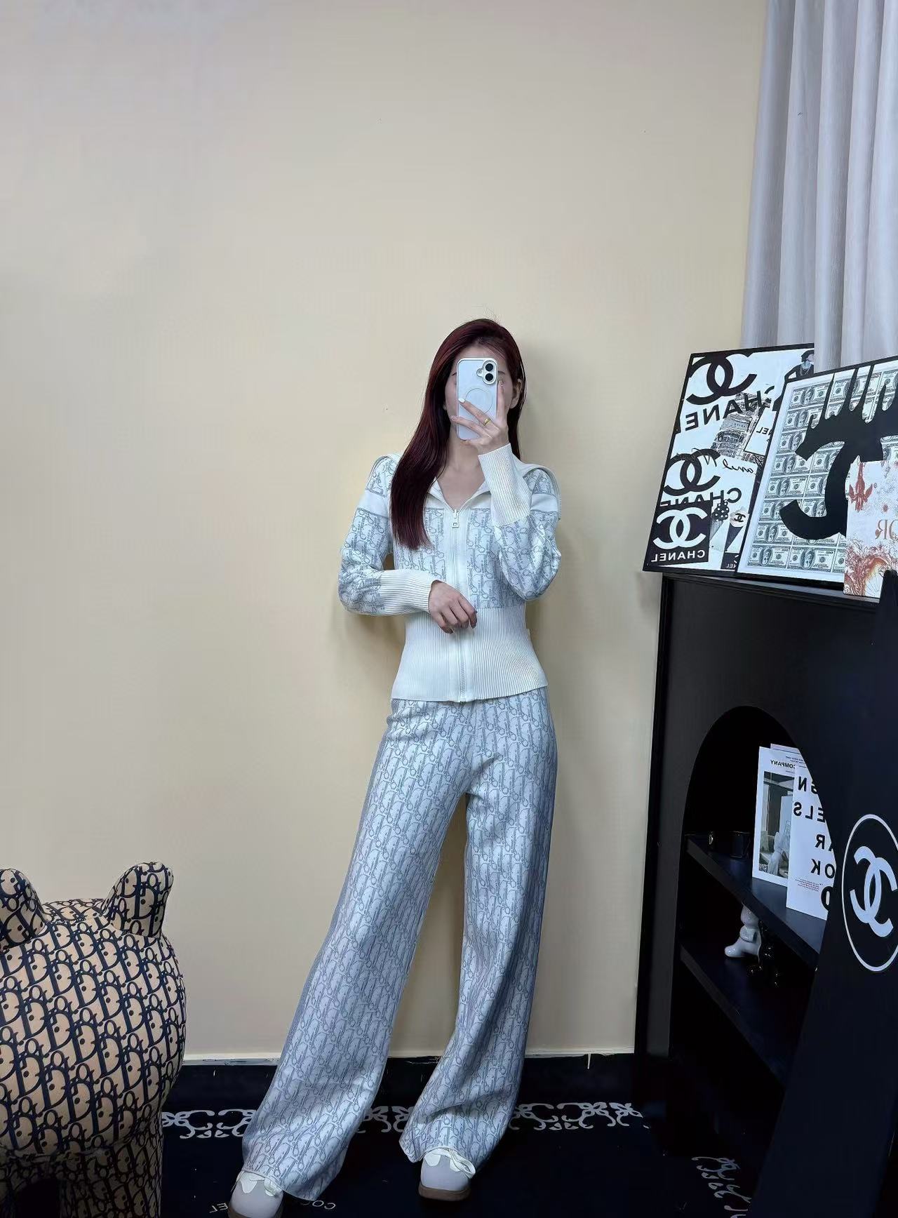 25FW NEW Double-faced cashmere pants