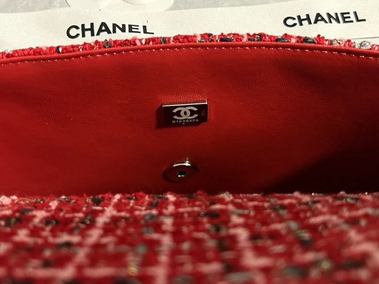 🎄Xmas🎄25C Red wool webbing bag