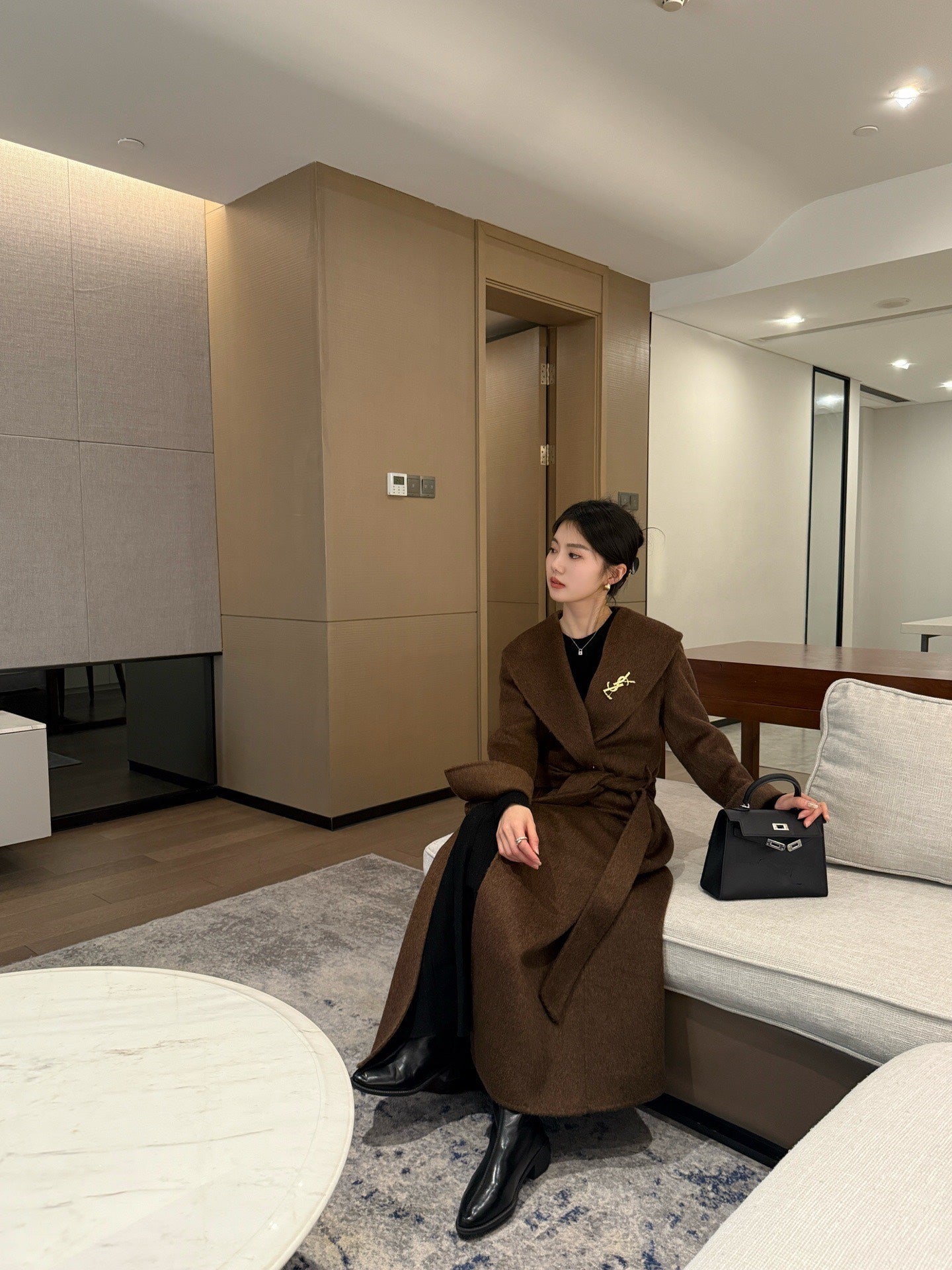 25FW NEW high luxury high count wool coat