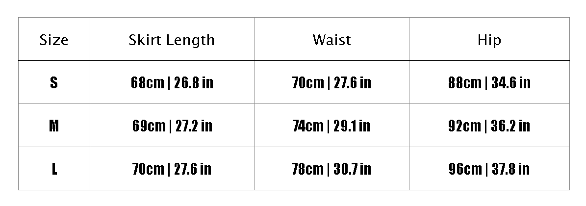 26SS NEW contract pu skirts