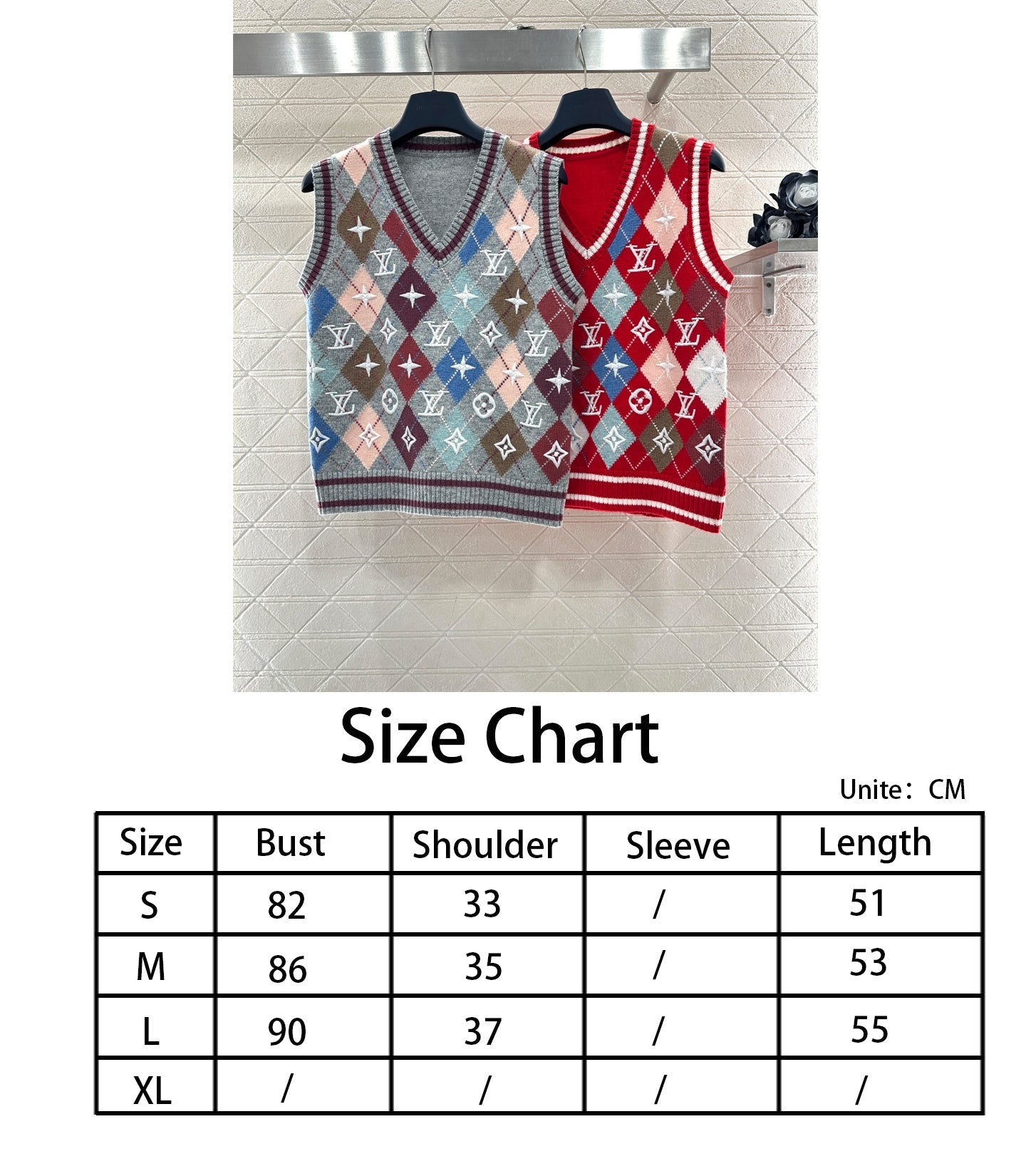26SS NEW Embroidered Knit Vest