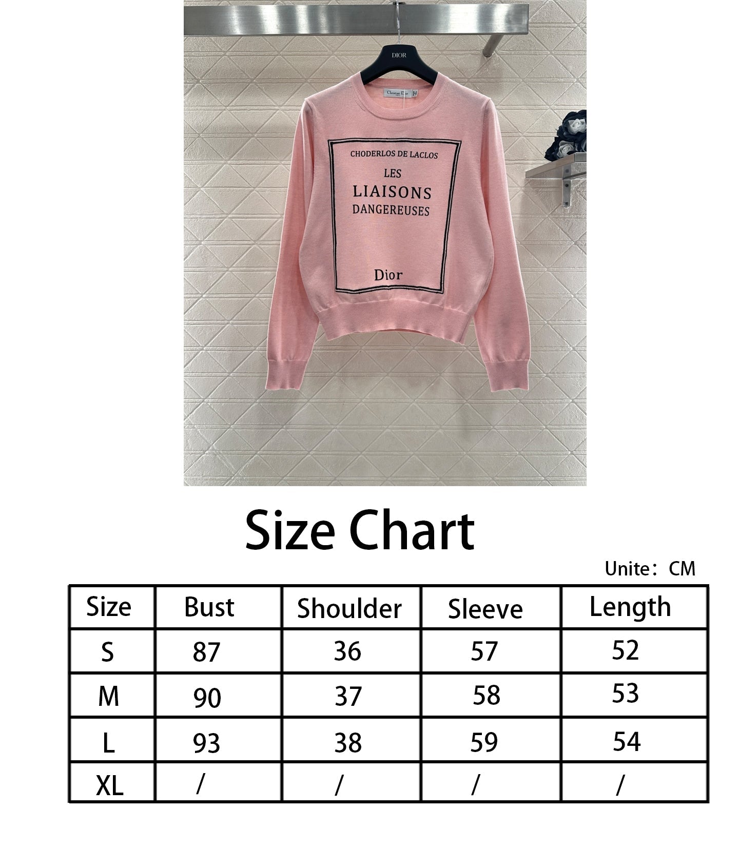 26SS NEU Gestricktes Langarmshirt