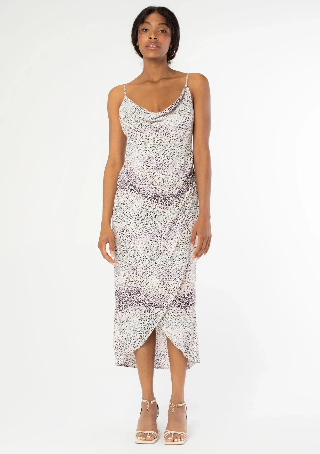 Midikleid mit Leopardenmuster