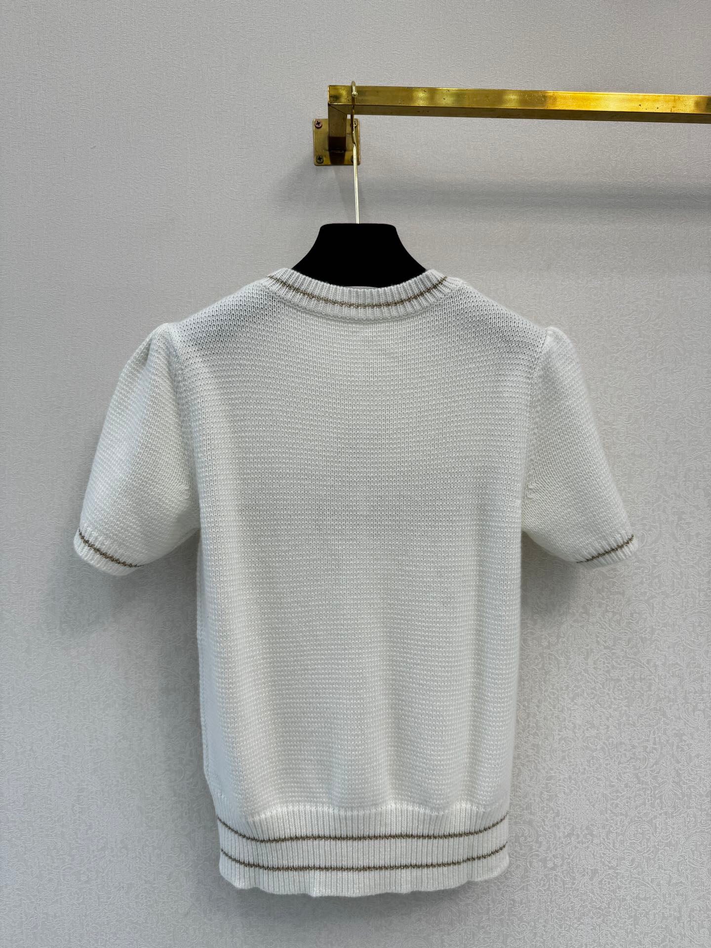 25FW NEW classic popular knitted T-shirt