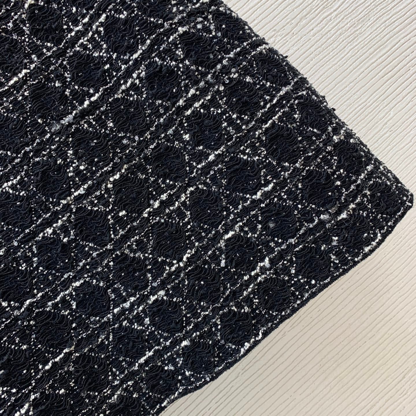 25FW rhombus letter logo knitted skirt