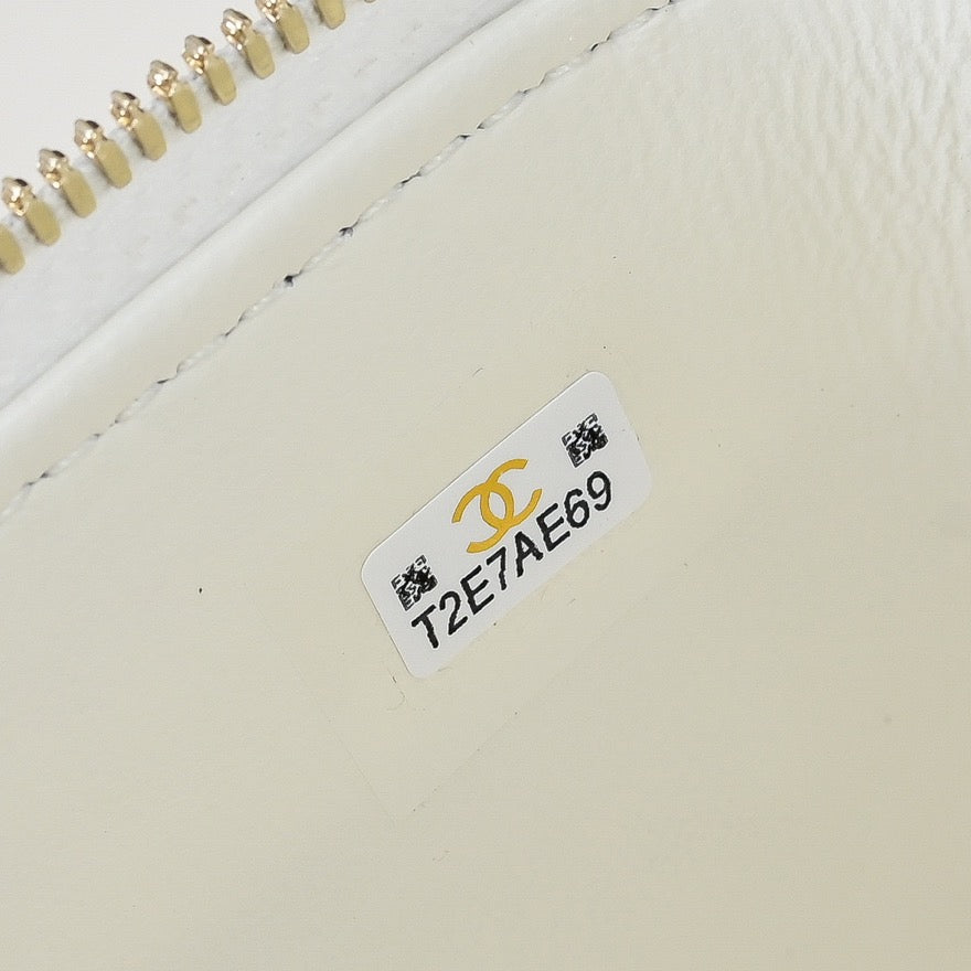 25 new style woven handle cosmetic bag