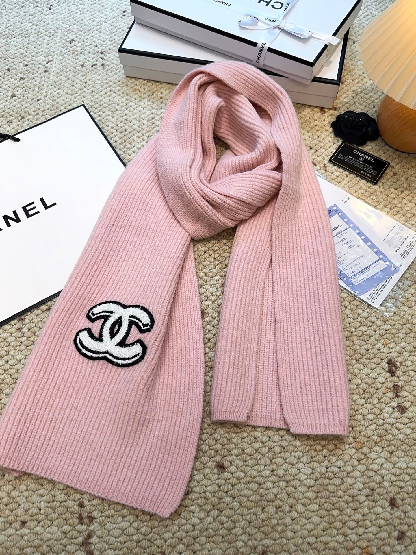 Solid color top cashmere series scarf