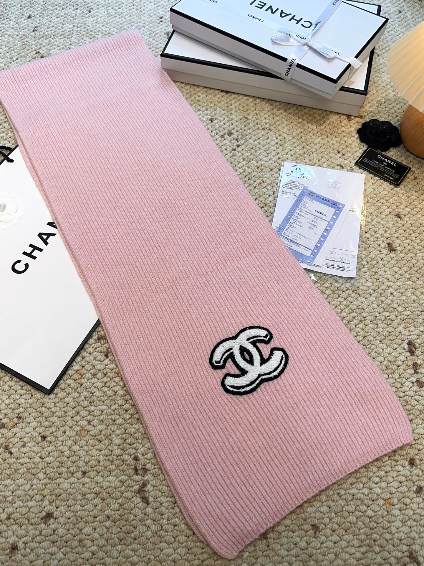 Solid color top cashmere series scarf