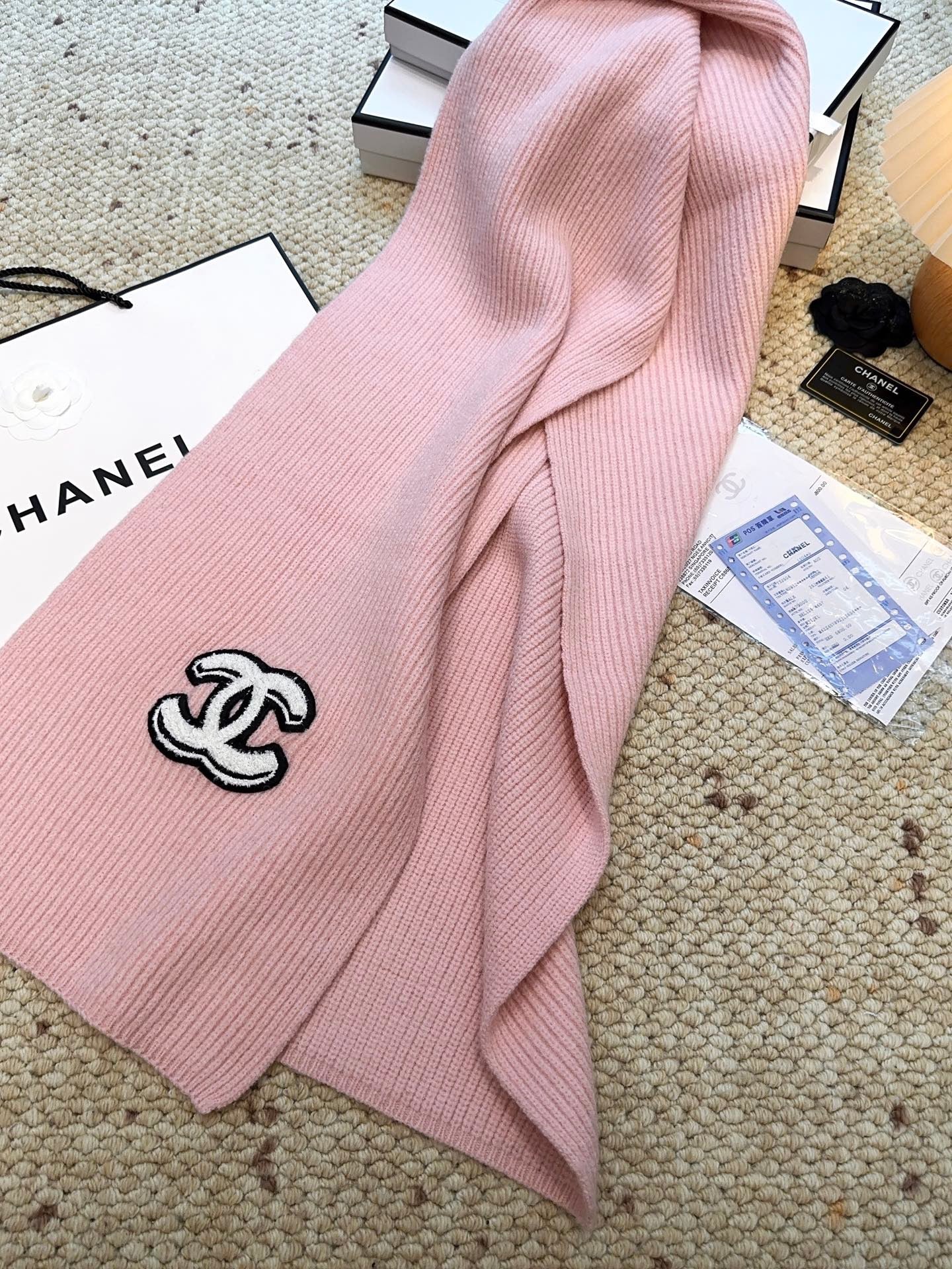 Solid color top cashmere series scarf
